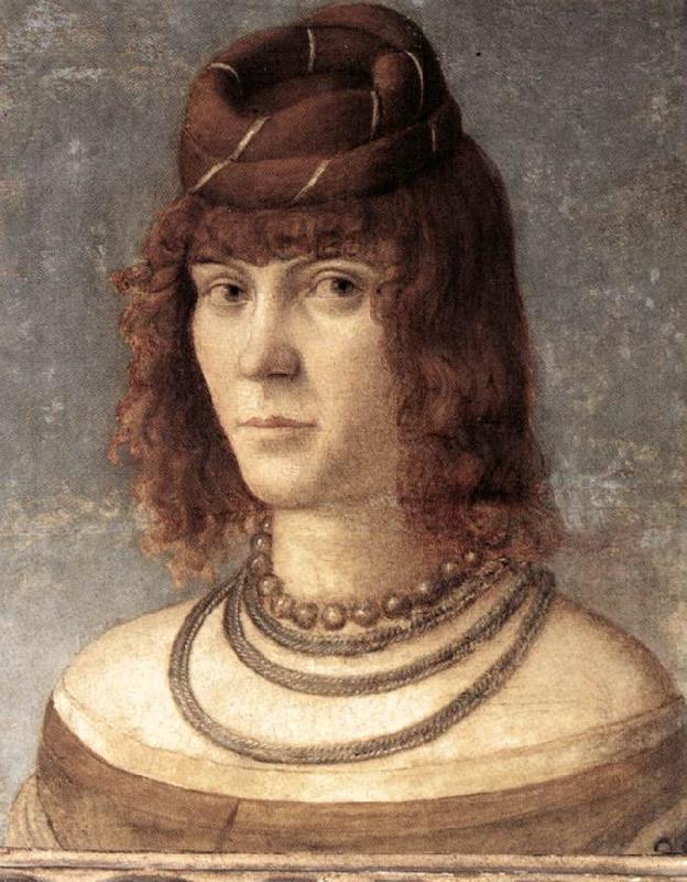 CARPACCIO, Vittore Portrait of a Woman dsf